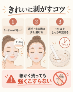 きれいに剥がすコツ